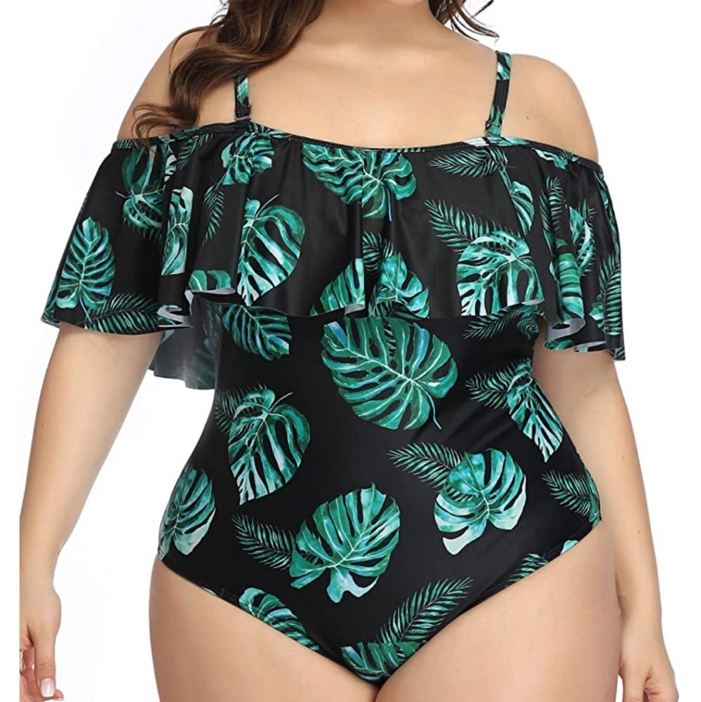One Piece Off The Shoulder Swimsuit NWT
